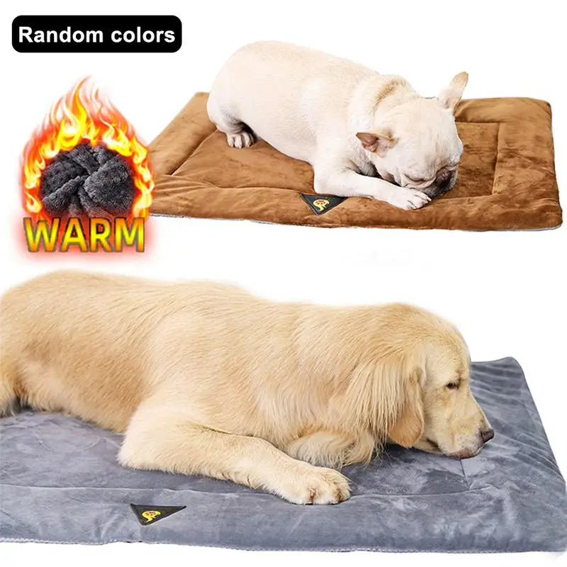 Self-Heating Pet Pads Blanket Flannel Puppy Pad Warming Cushion Mat For Elderly Cats Dogs Small Pets Thermal Heat Reflecting pad